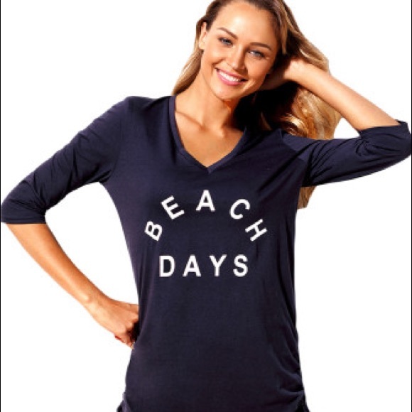 Beach Days ruched side swim coverup NWT - Picture 3 of 4